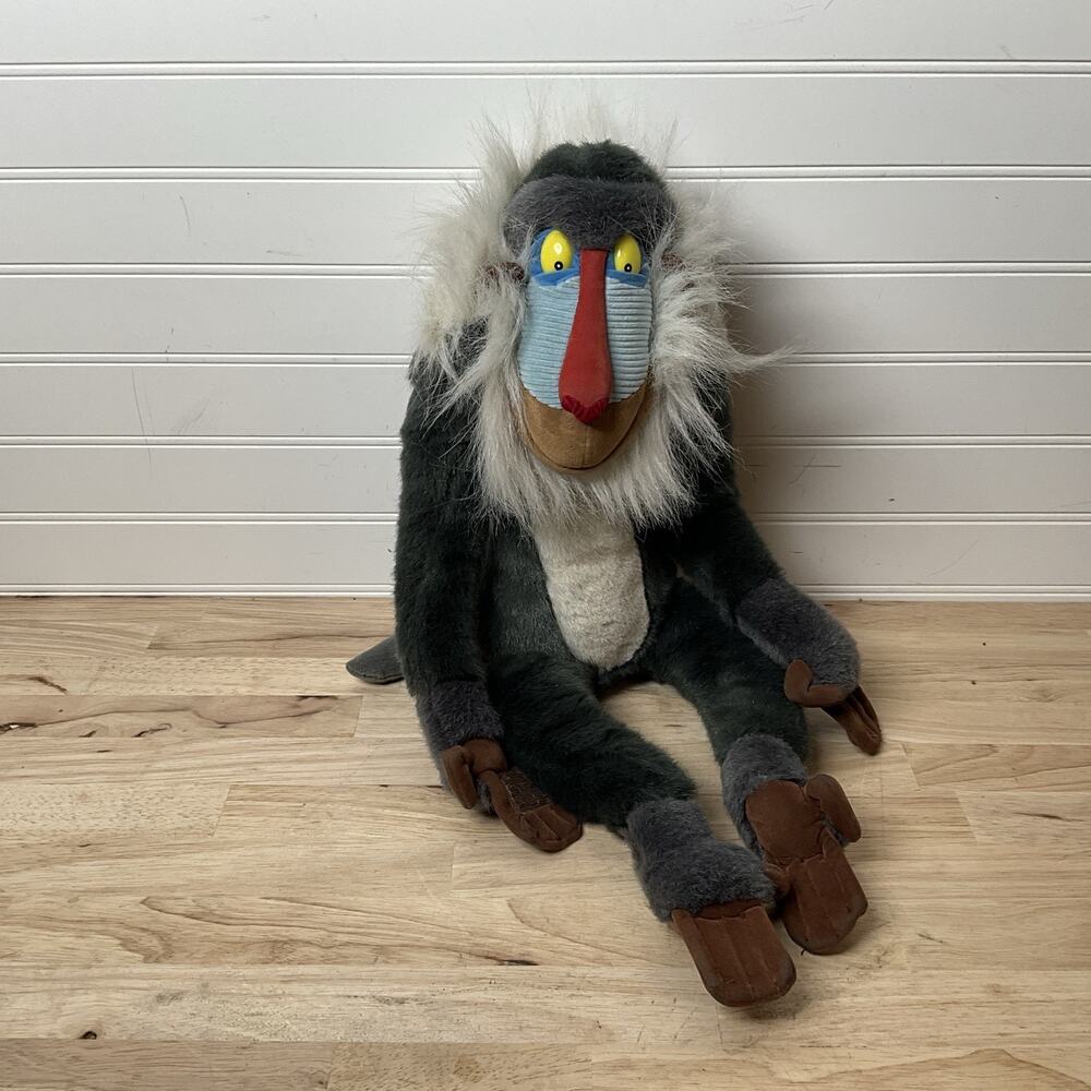 VINTAGE Canassa Disney The Lion King RAFIKI the Baboon 18" Plush Stuffed Toy